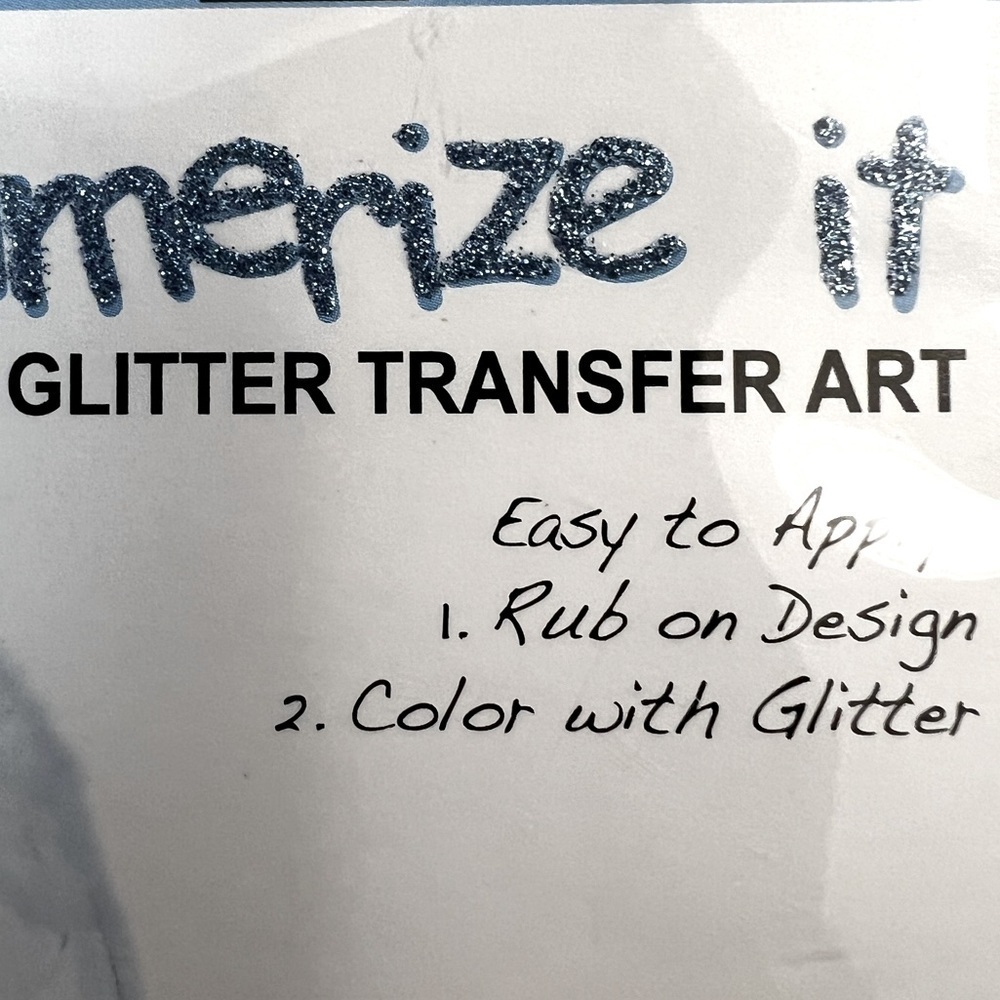 Glimmer Body Art "Fantasy" Glitter Transfer Art - Picture 3 of 6